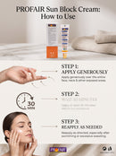 Profair Sun Block – Daily Broad Spectrum Sun Protection